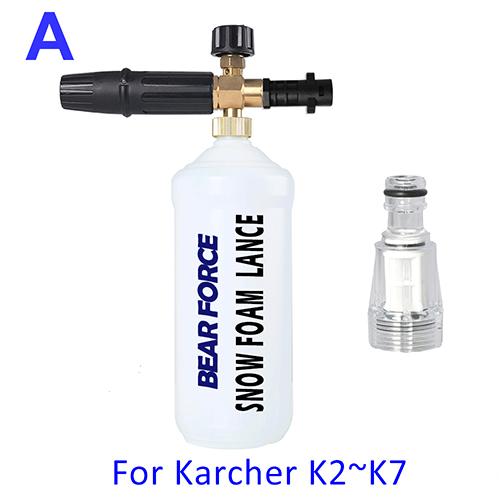 

Насадка для пены, пенообразователь для мыла высокого давления, пенная пушка, насадка для пены для снега, автомобильная пенопластовая мойка для Tornado Karcher K, мойка под давлением, автомойка