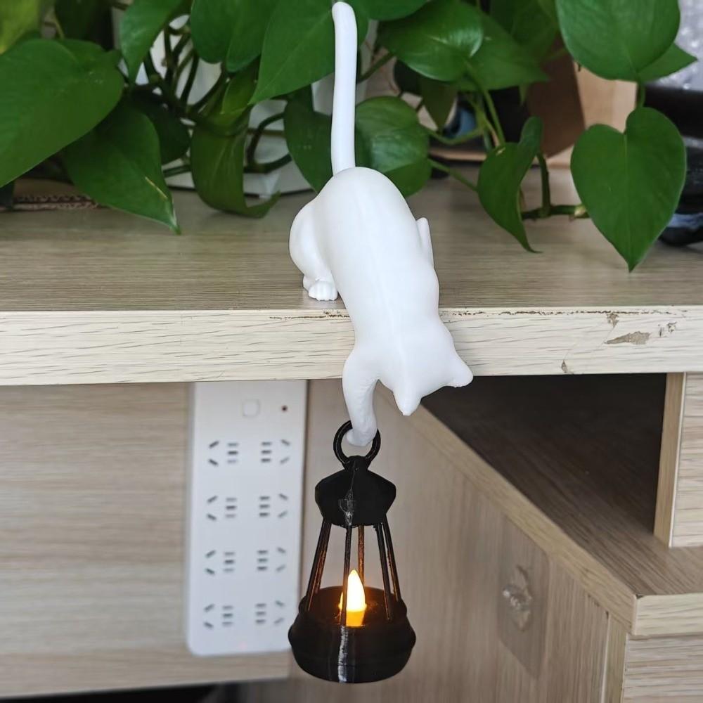 3D Printed Wall Key Rack Cute Wall Hanger Ornaments Bookshelf Lantern Bookshelf Decoration
