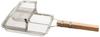 Kanda Ginkgo nut stainless made in Japan with wooden 043059 (Kanda) roaster, steel, small, (Tsubame-Sanjo), handle,