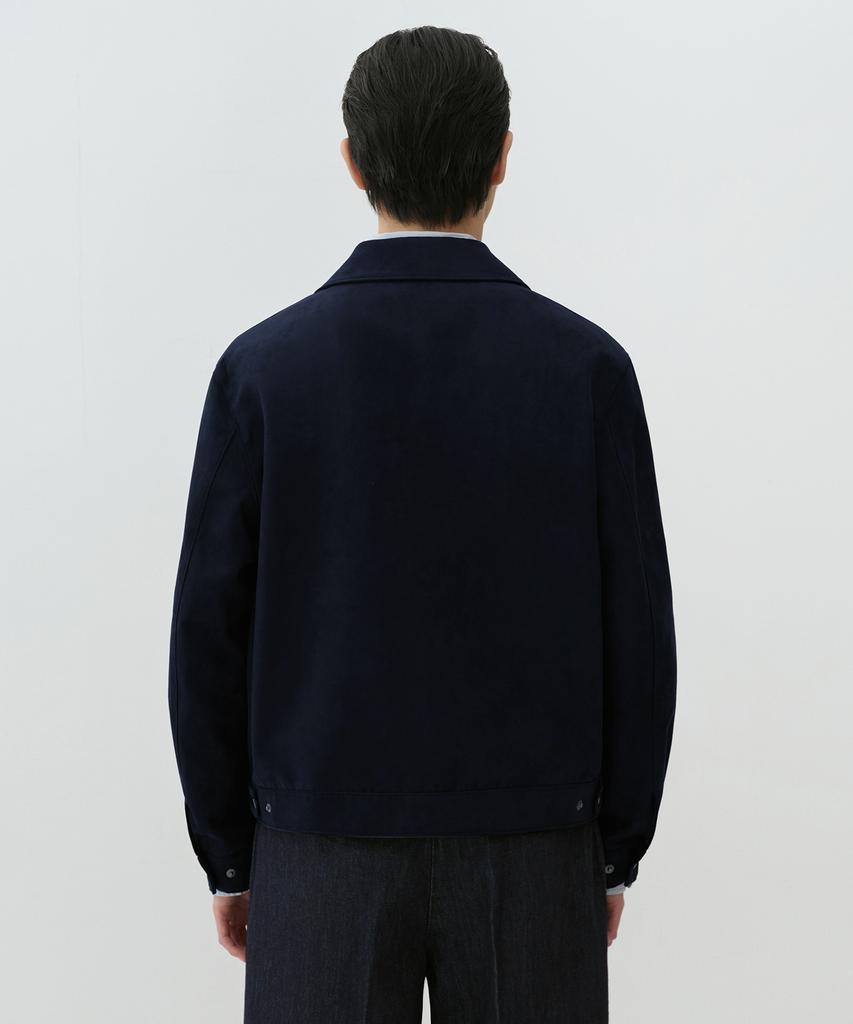 Musinsa Standard Synthetic Suede Work Jacket [Dark Navy]