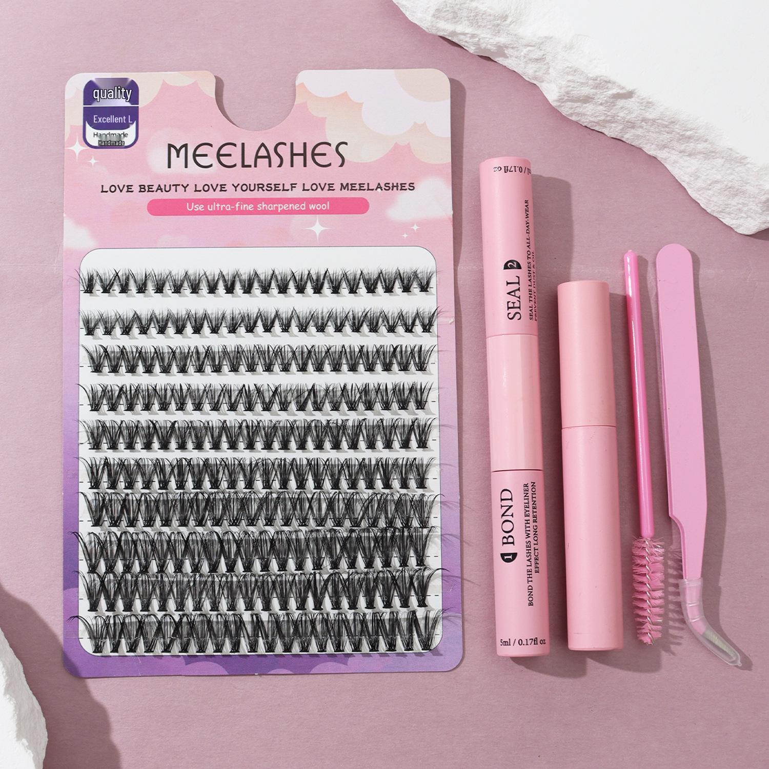 

Clustered Segmented Flat False Eyelash Collection - Various Densities 80D 8-16mm