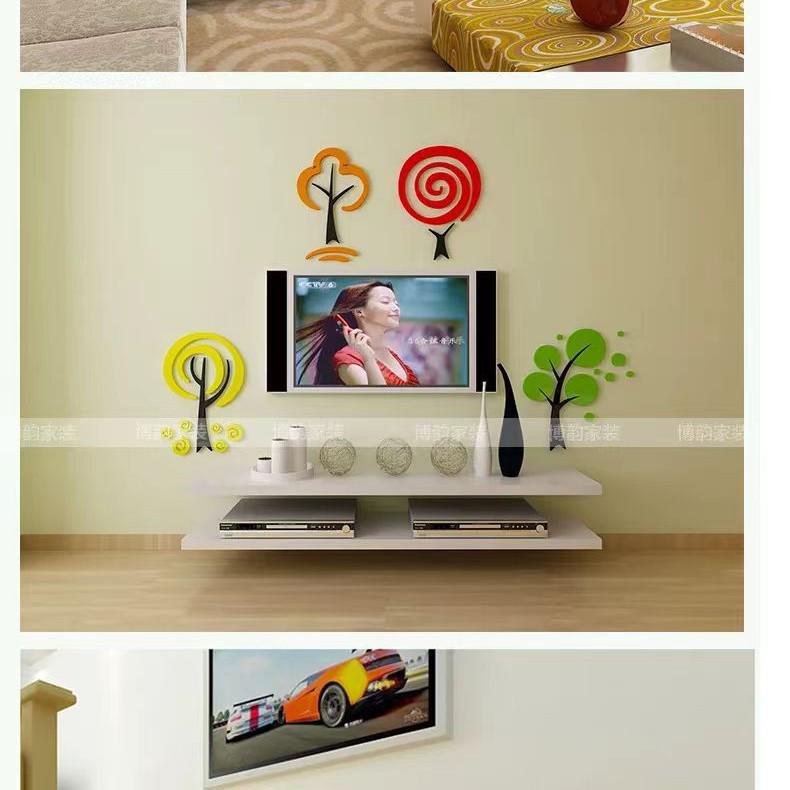 3D Acrylic Cartoon Wall Stickers for Children's Rooms & Classrooms