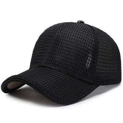 Atmungsaktive Herren-Mesh-Baseballkappe für Sommerfischerei und Outdoor-Aktivitäten