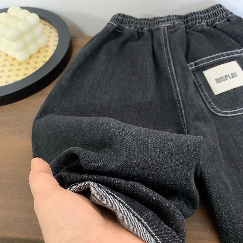 Boys' Versatile Spring Denim Pants - Cool, Handsome, Loose Casual Korean Street Style