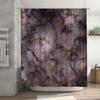 Luxury Marble Shower Curtain Waterproof Bath Decor With Glittering Accents Modern Purple Black Pink Bathroom Accessories 72 X 84