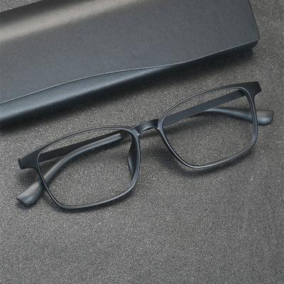 A1003 TR90 Stainless Steel Retro Square Business Eyewear Optical Prescription Glasses Frame For Men Myopia Correction