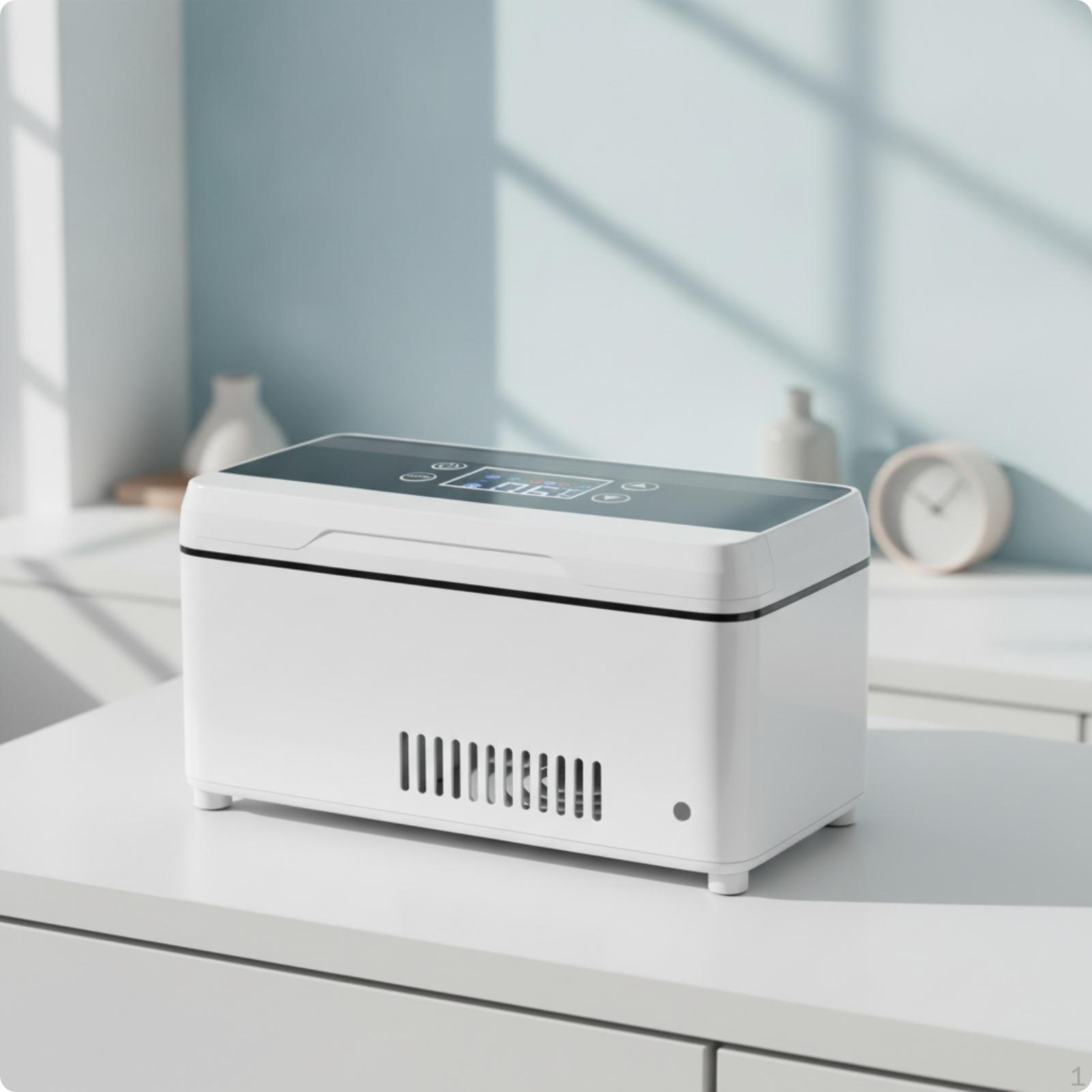 Electric Cooling Box with USB Interface Compact Portable Chiller Digital