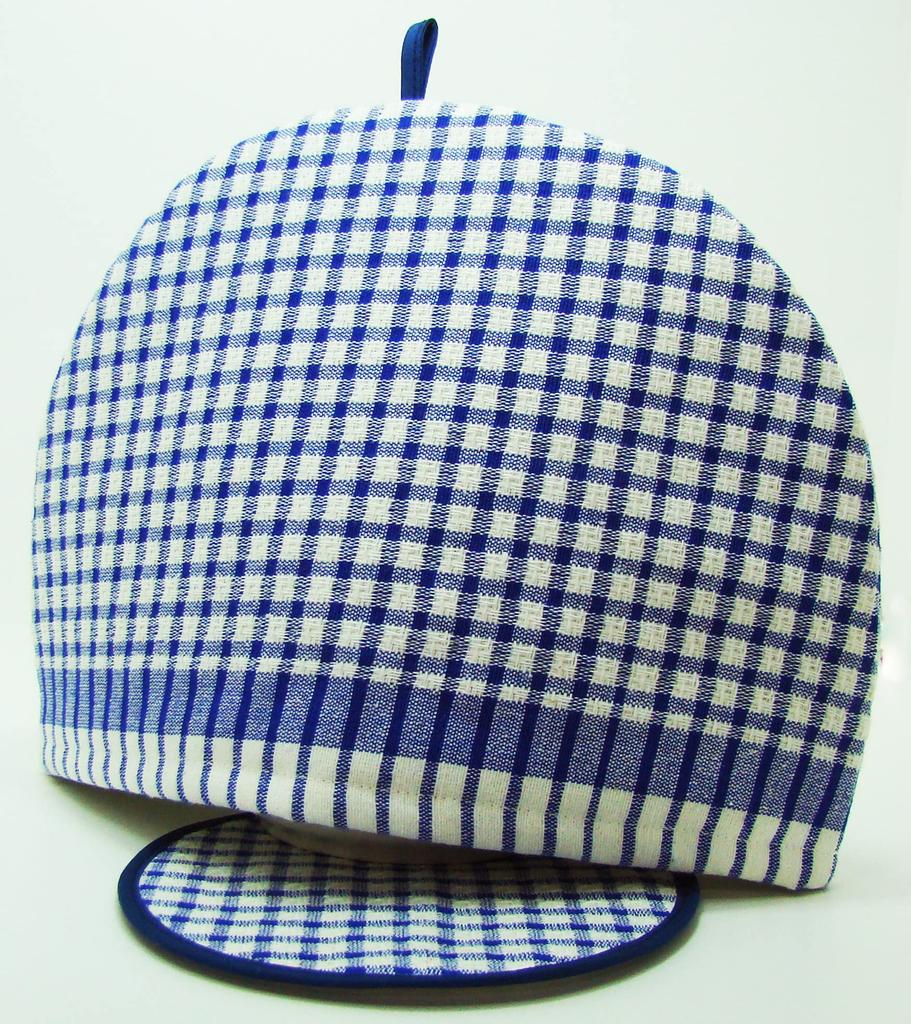 Santens Tea Cozy Small & Pot Mat Set, Exotic Navy (Made with Belgian Cloth)