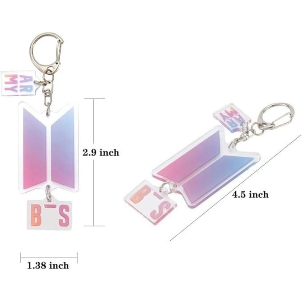 Armáda Bangtan Boys Merch Klíčenka Přívěsek Kroužek na klíče Batoh Klíčenka Školní taška Příslušenství pro fanoušky Dárky