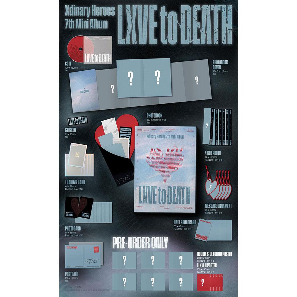 (Fotolibro ver.) Xdinary-Heroes 7° Mini Album - LXVE to DEATH