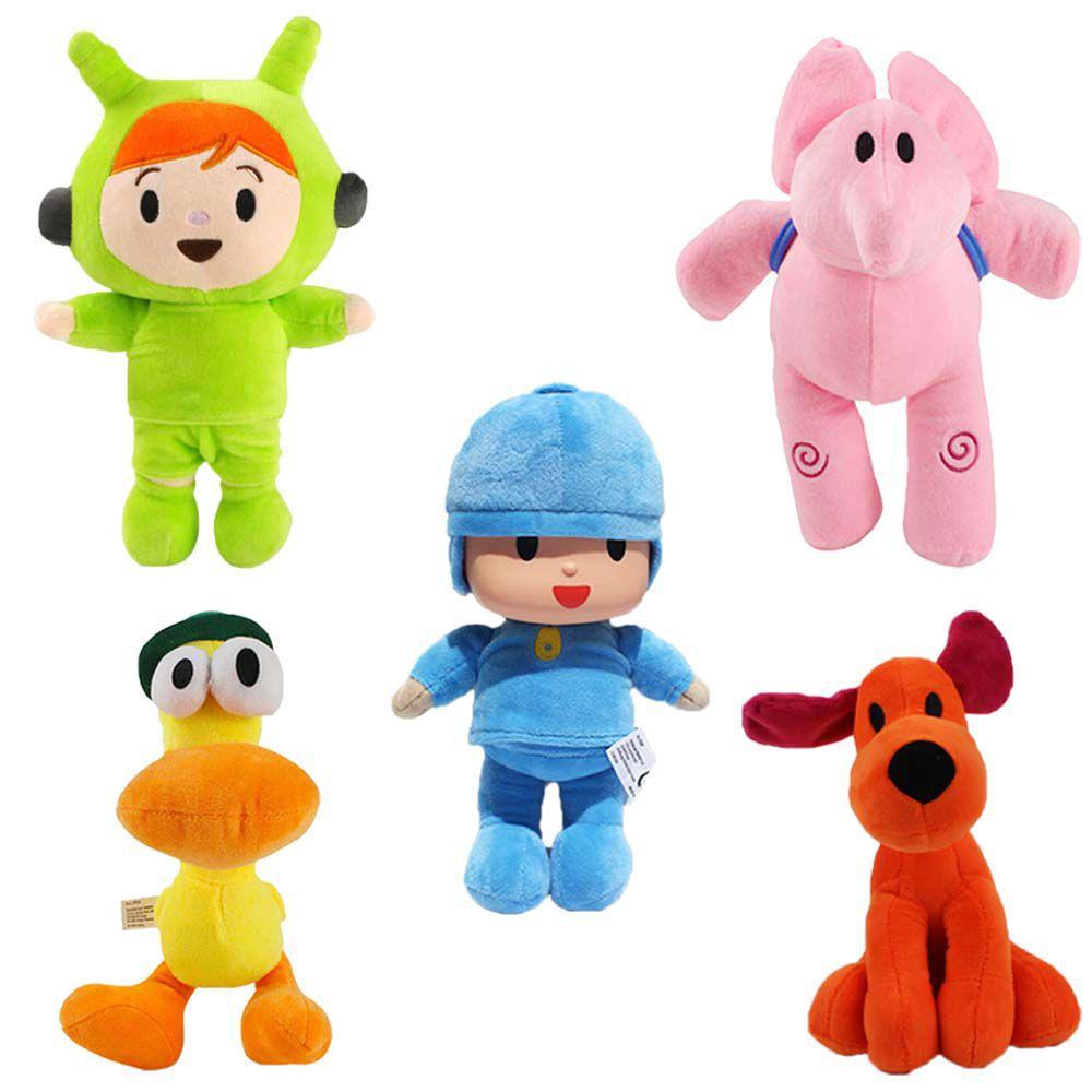 Adorable Pocoyo Elly Pato Loula Sleepy Bird Soft Plush Stuffed Figure Toy Doll Gift For Kids