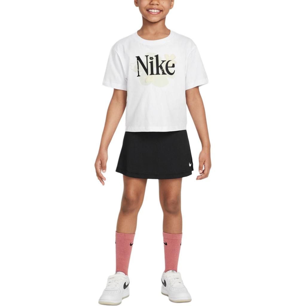 Children Aged 3 7 Years Old Nike Skirt Set Dri Fit 010 Black II3759-010