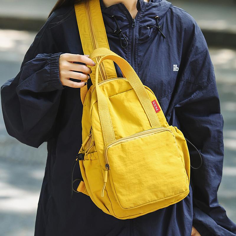 Multifunctional Small Backpack Unisex Lightweight Travel Chest Bag