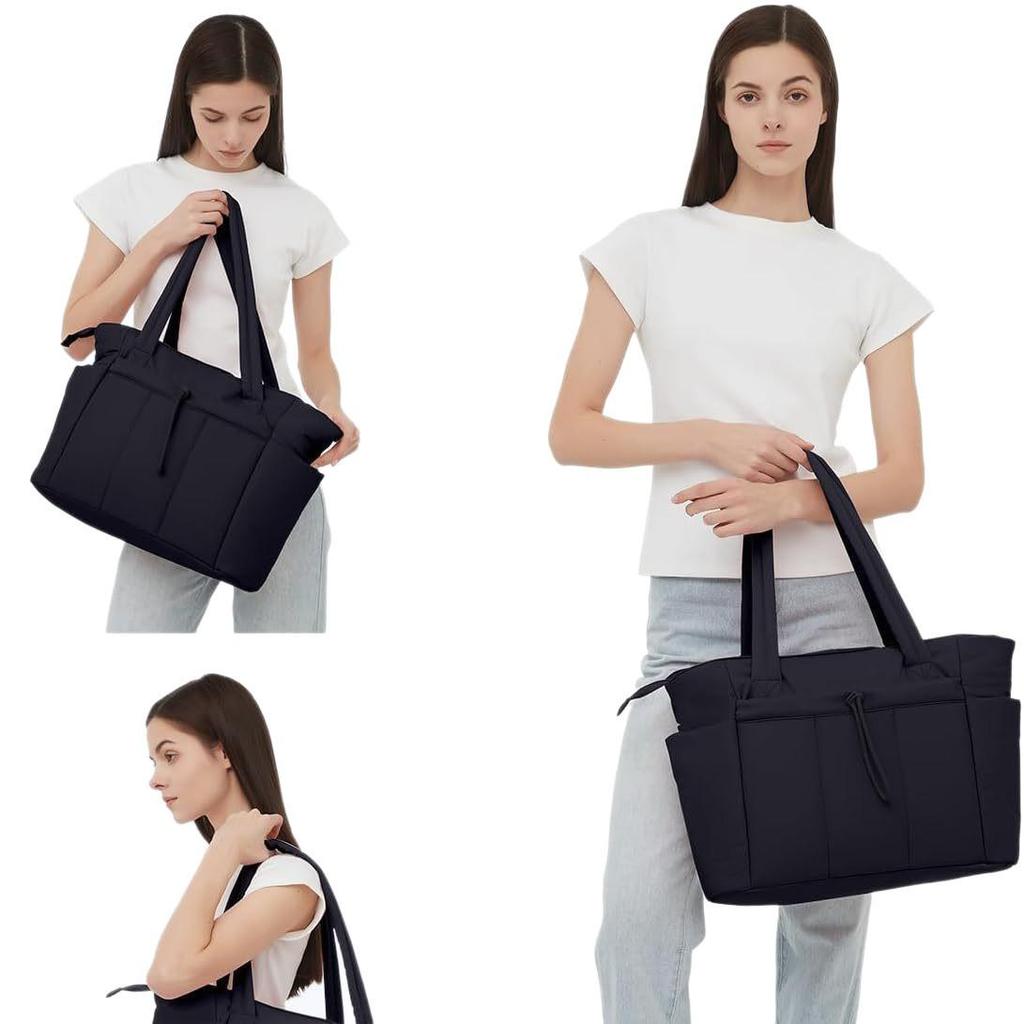 Bolsa de Viagem e Fitness Acolchoada de Algodão de Grande Capacidade em Estoque com Necessaire e Bolsa de Pernoite, Alça Única de Ombro