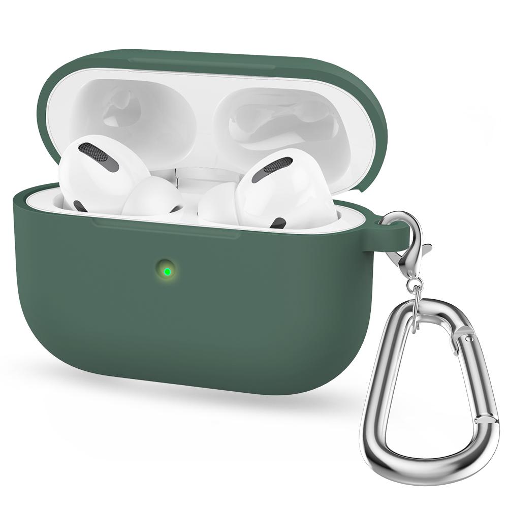 Silicone Earphone Case For Airpods Pro Case Cover Headphone Accessories Protective Box for Apple Airpod Pro 1 Case Bag With Hook