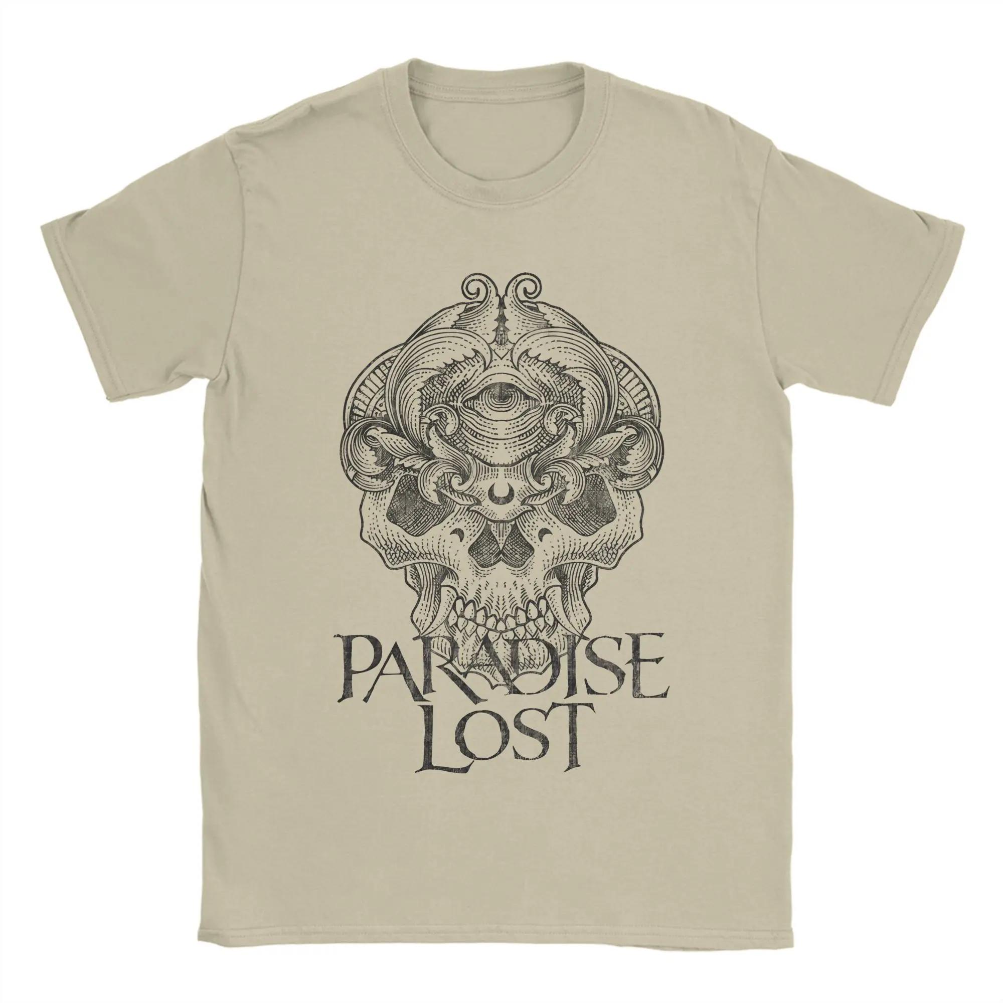 

Paradise Lost Band T Shirt Unisexs Pure Cotton Casual TShirt Crewneck Womens Tees Short Sleeve Tops Plus Size S