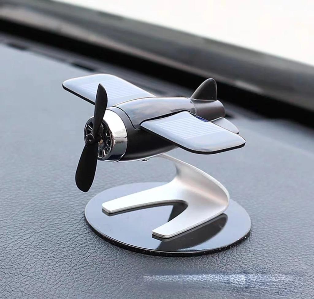 Car Air Freshener Smell In The Styling Solar Airplane Model Center Console Decoration Auto Fragrance Air Fresheners