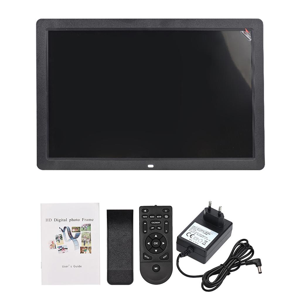 17inch LED Digital Photo Frame 1080P High Resolution Electronic Picture Frame MP3 MP4 Video Player Clock Calendar with