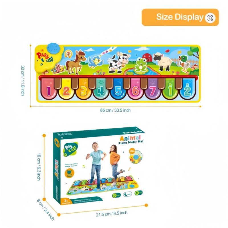 Children's floor piano dancing mat 30*85cm music piano pad instrument enlightenment toy for boys and girls as a gift