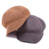 WHITE FANG Newsboy Hat Straw Mesh Braided Cap Fashionable CA191 Women's (01 Beige)