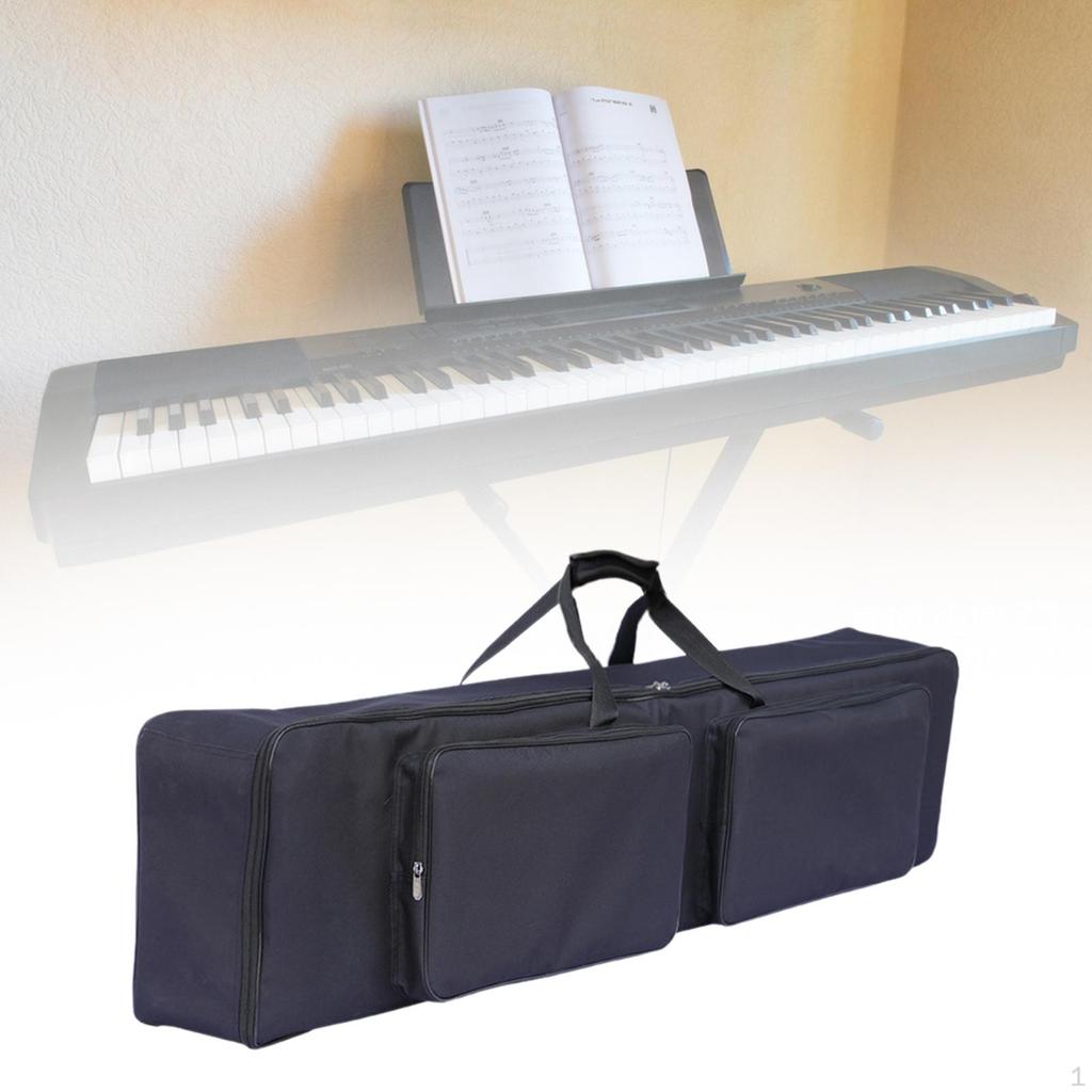 Geantă Claviatură 88 Clape Husă Pian Electronic Transport Umăr pentru Turneu Studio Muzical