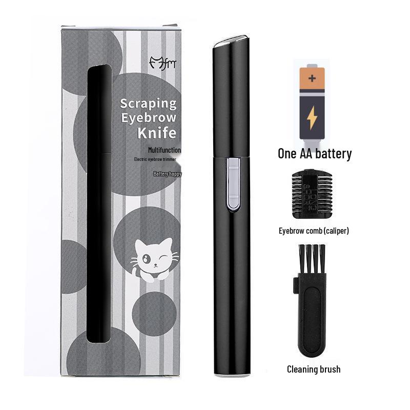 Electric Eyebrow Trimmer - Beginner-Friendly, Anti-Scratch Shaver for Hair Removal and Shaping