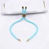 10PCS fashion luxury Wind Life Tree handmade DIY woven rope bracelet 3mm open loop buckle adjustable bracelet