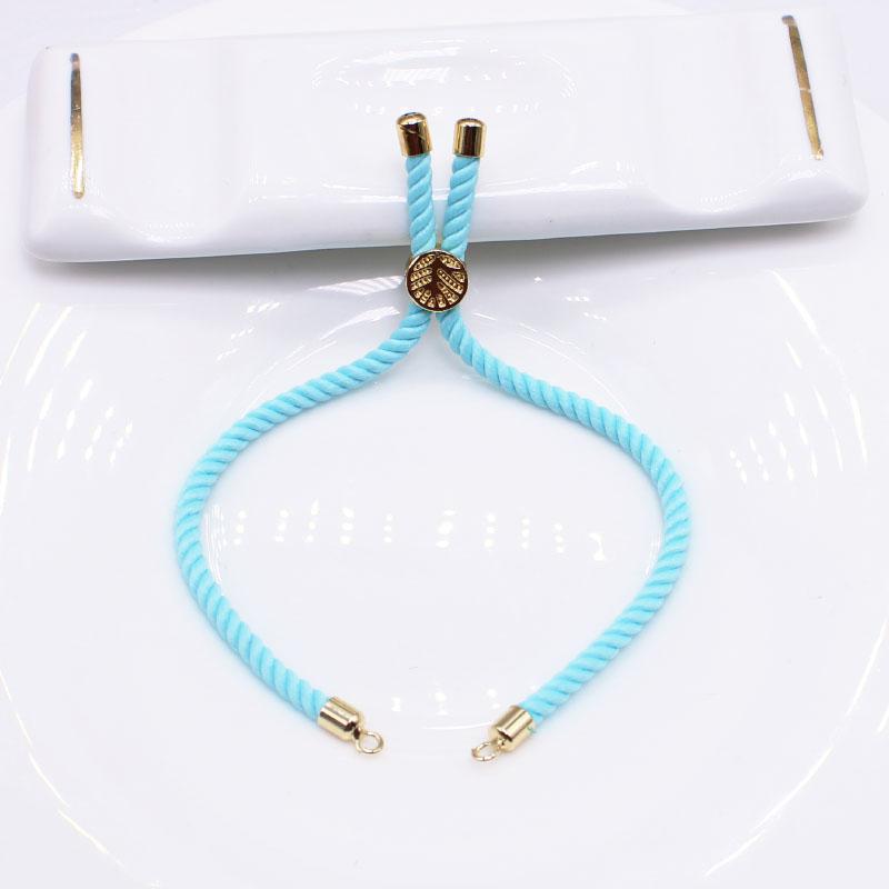 10PCS fashion luxury Wind Life Tree handmade DIY woven rope bracelet 3mm open loop buckle adjustable bracelet