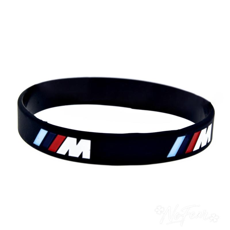stickers Decal Bracelet Sport Men Women Rubber Hand Chains For BMW M E46 E90 E60 F30 F10 E39 E36 F20 G30 G20 E87 E92 E91 E30 cypd20