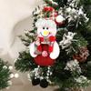 Creative Cloth Snowman Tree Pendant Santa Claus Hanging Merry Christmas Ornament Elk Decorative Christmas Decoration Xmas Gift