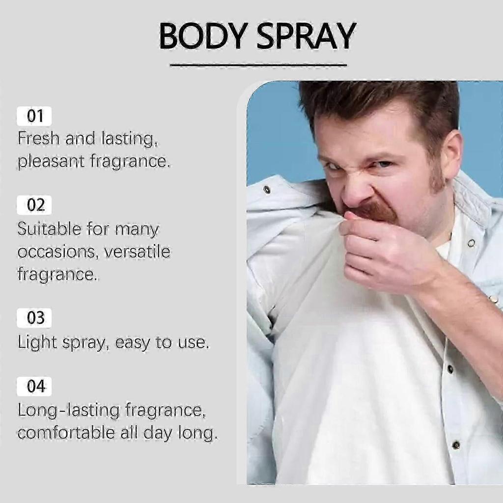 Eastmoon Men's Body Spray Series Refreshing Deodorant Lasting Fragrance Portable Elegant Fresh Niche
