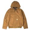Carhartt Mainline J130 Zahustená Praná Plátenná Pracovná Bunda s Kapucňou