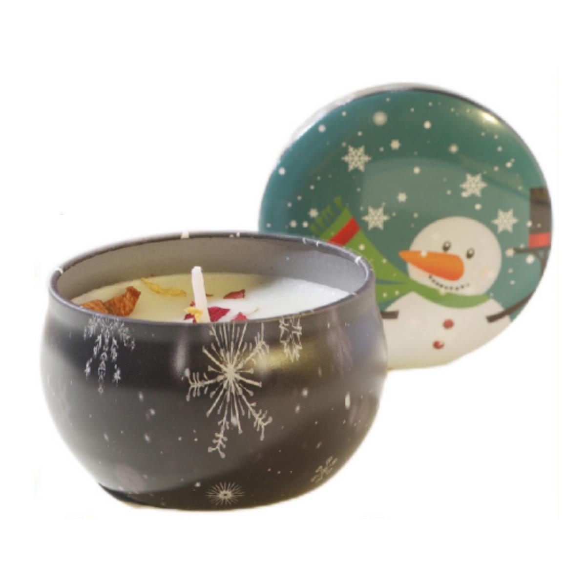 

Christmas Aromatherapy Candles Rose Freesia Vanilla Scented Candle Smokeless Plant Wax Holiday Decor Perfect Festival Gifts