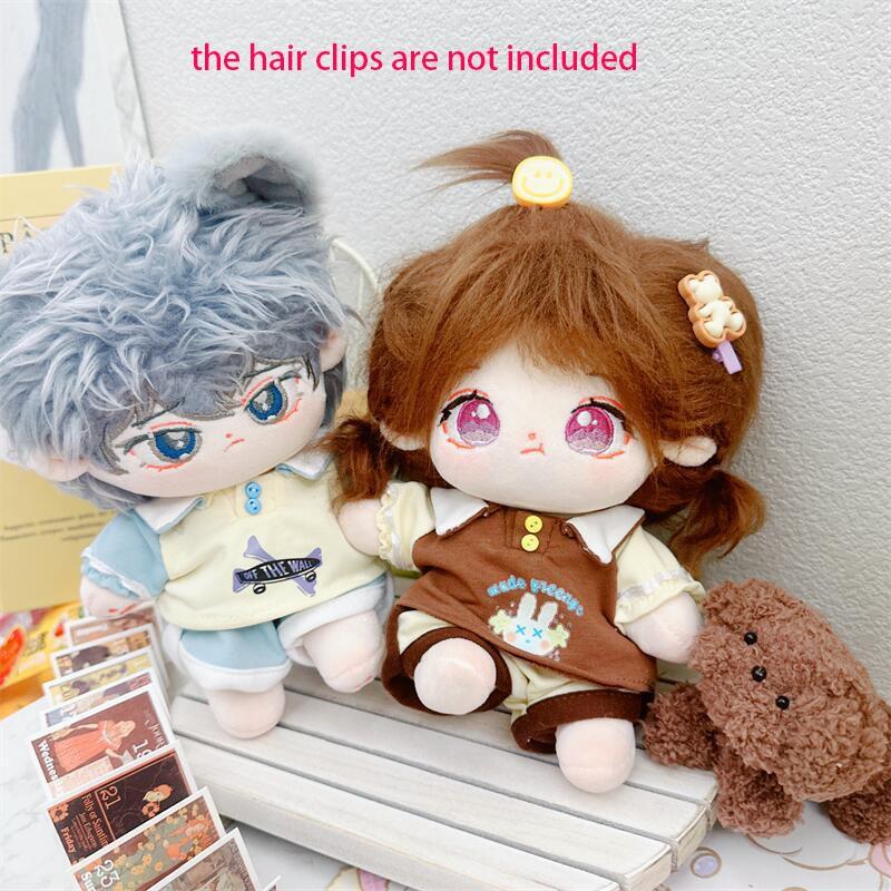 20cm Cotton Doll Plush Toy With Two Sets Of Clothes Keep Warm Shortcut Sweatshirt And Pants