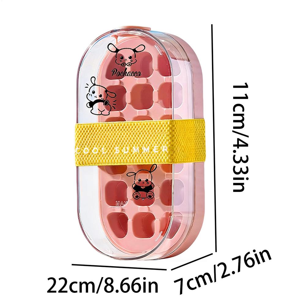 Ice Making Bottle Reusable 2-In-1 Bottle With Straw Press To Release Ice Tray For Home Kitchen Office Travel Outdoor Camping