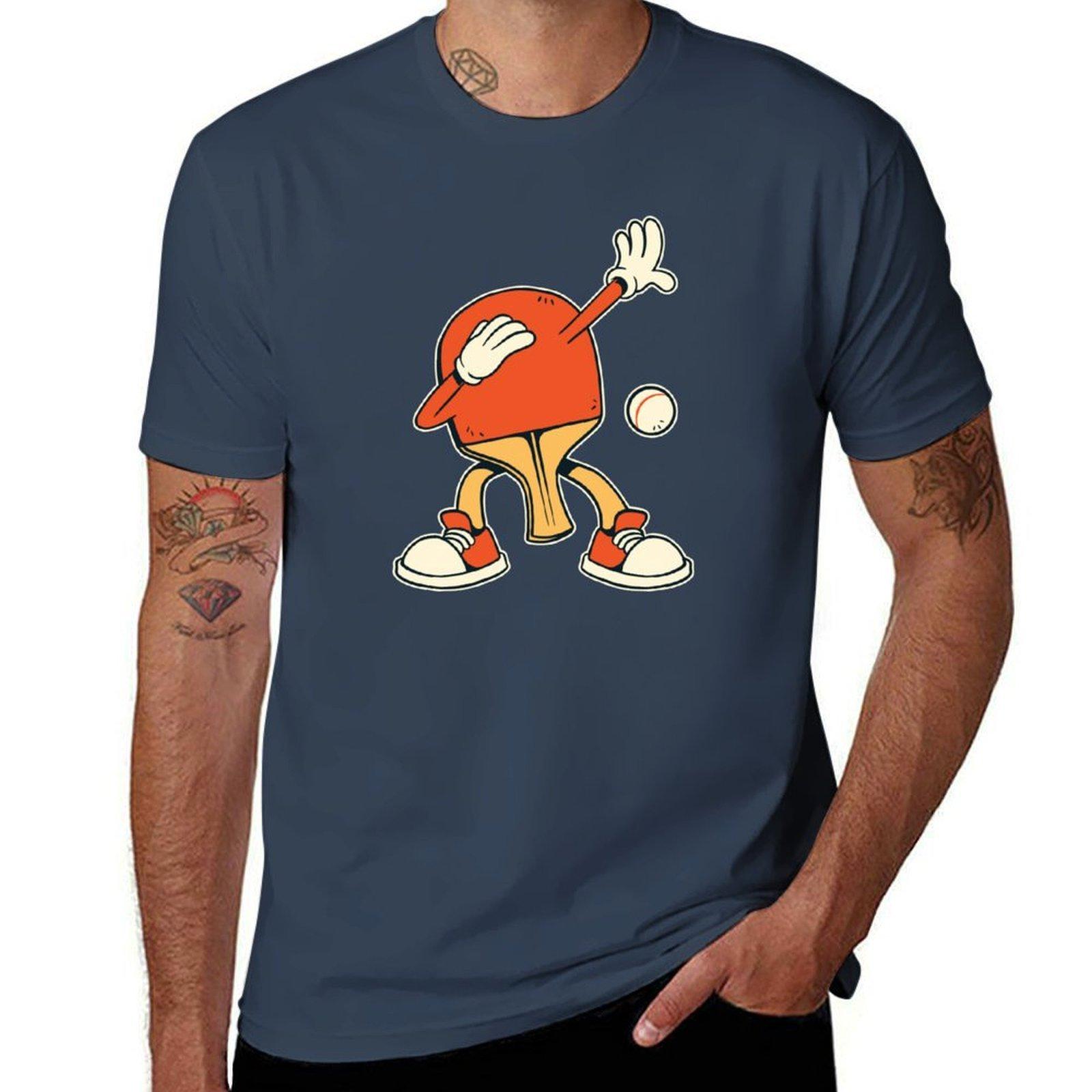Table tennis Dancing table tennis bat TShirt Quick Dry Sports Short Sleeve Tee S