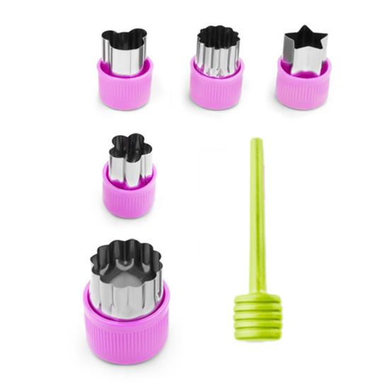 Stainless Steel Cookie Cutter Set for Food Vegetables Fruit Noodle Mold for DIY Pastry Biscuits Food-Grade Reusable Essential Kitchen Tool for Home