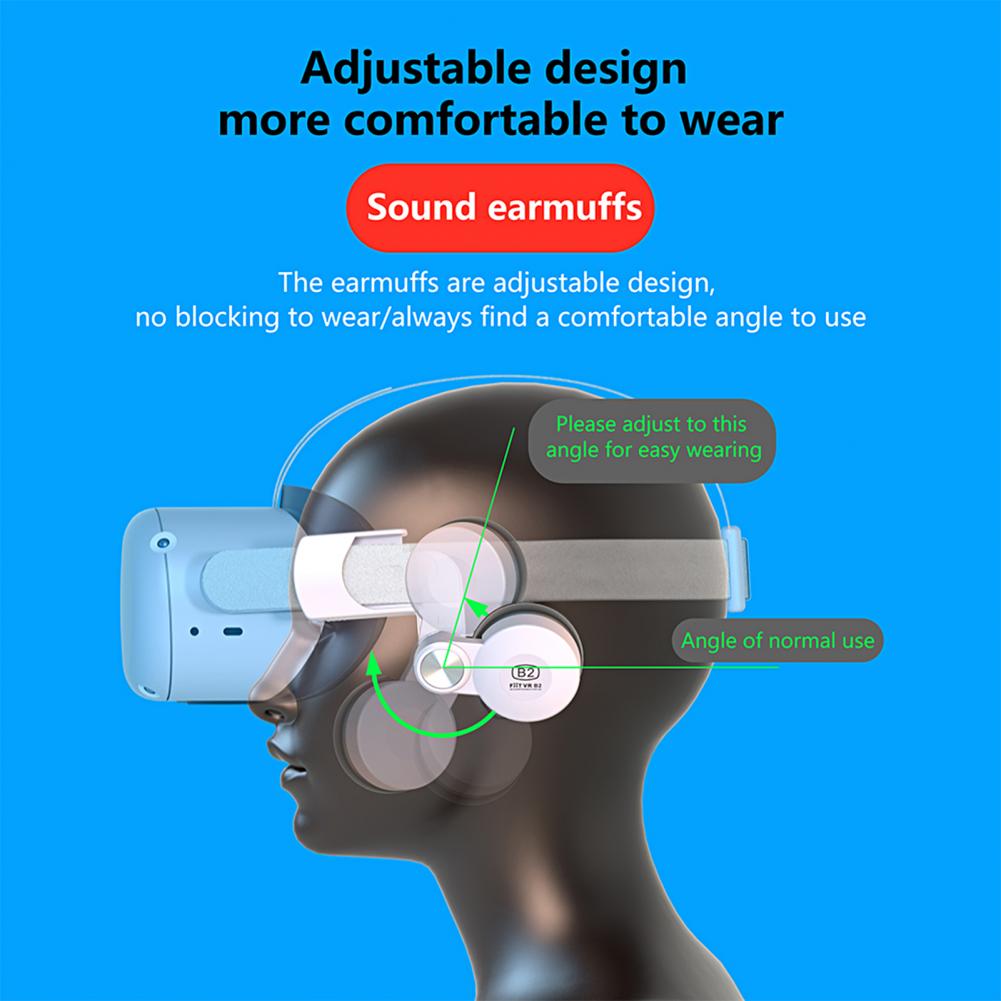 1 Pair Practical Headphone Earmuffs Comfortable Portable Ear Cover VR Headphone Sound Collector Earmuffs