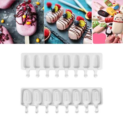 Summer Essentials Small Oval Ice Cream Maker Silicone Mould Kitchen Popsicle DIY Homemade Ice Cube Gadgets Accessories