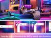 RGB Furniture Light Strip – USB 5V, 30 LEDs, Flexible for Esports Tables, Chairs & Bedside Atmosphere Lighting