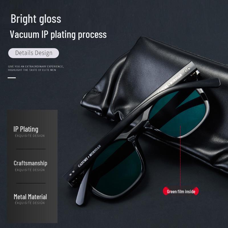 GM High-End Sunglasses: Unisex Sun Protection, Same Style as Zhao Lusi, Nylon HD for Driving.