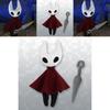 Adorable Hollow Knight Red White Soft Plush Doll Perfect For Home Decor And Collection