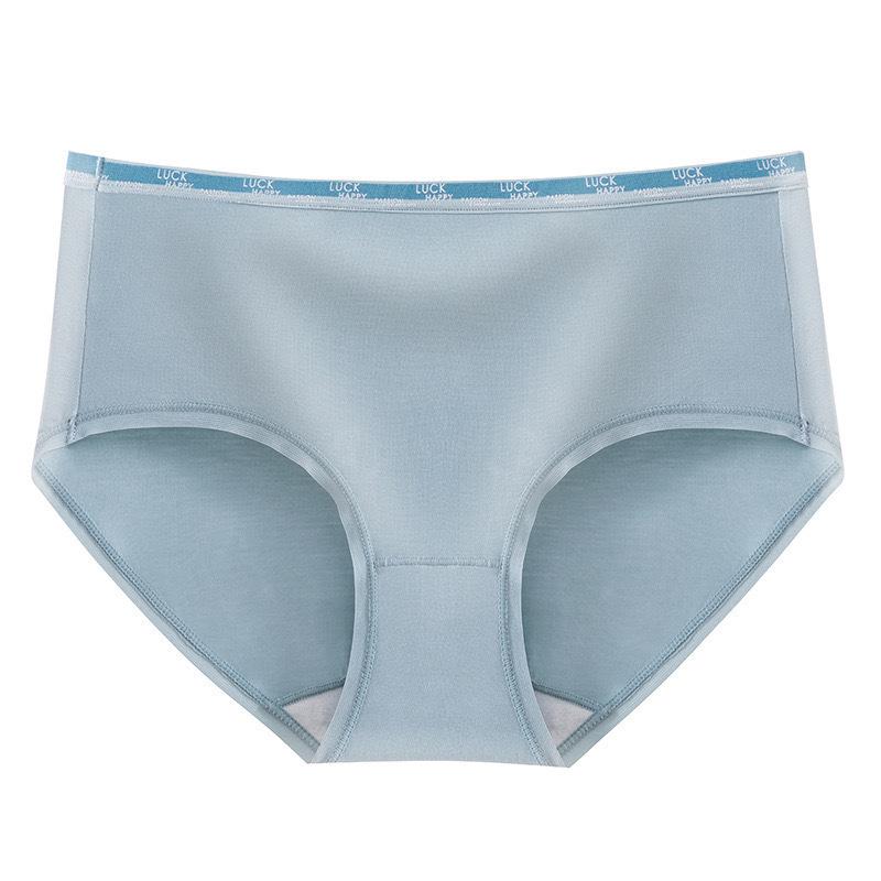 60s Modal Seamless Mid-Waist Plus Size Women's Underwear - Pure Cotton Crotch, Antibacterial, Breathable, High Elastic