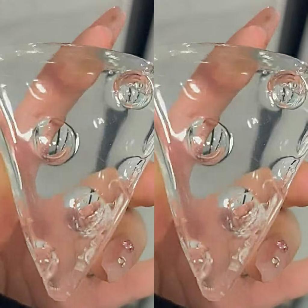 Clear Golden Jelly Squishy Toy | Soft Squeeze Bubble Fidget Toy | Decompression Sensory Toy For Office & Home | Birthday Gift