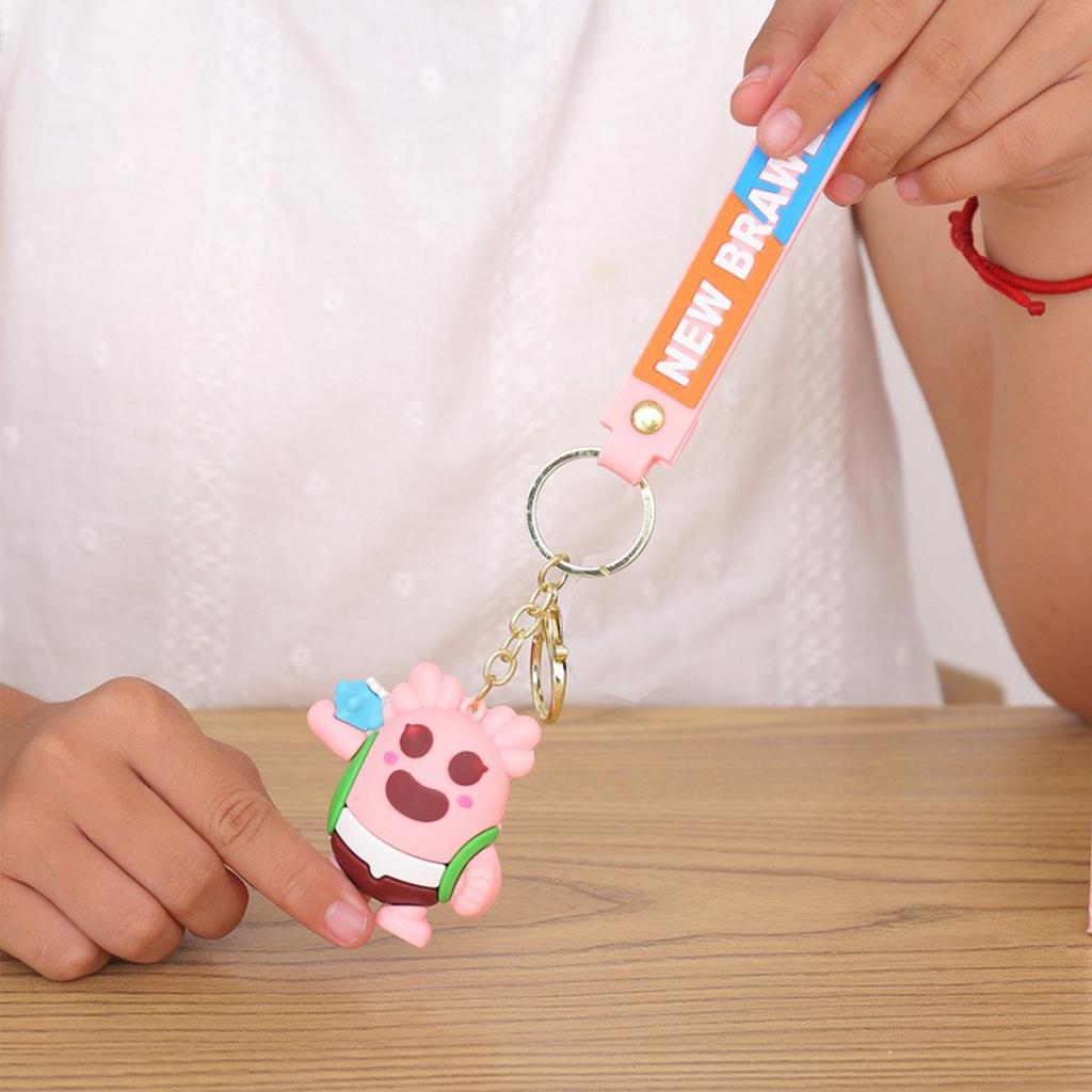 Cat 3D Doll Car Keychain