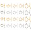 1 Set Stainless Steel OT Clasps Metal Toggle Clasps Wavy Buckle Connectors For Jewelry Making DIY Bracelets Necklace Accessories