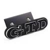 3D Metal Car Front Grill GTD Logo Rear Trunk Sticker Emblem Badge For Volkswagen VW Golf 4 5 6 7 7 MK4 MK5 MK6 MK7 MK8