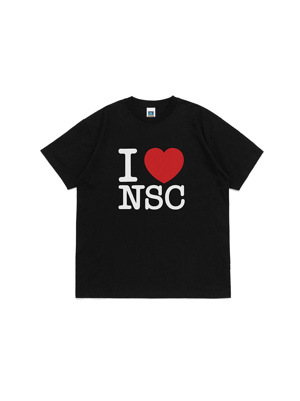 Net Social Club I Love Nsc Tee (Black) Black/M