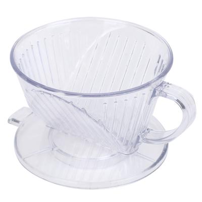 Cafetieră în formă de con, filtru, cană reutilizabilă, picurătoare, cană de servire(S transparent )