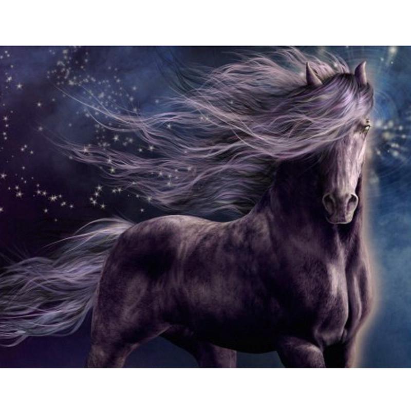 Pferd DIY 5D Diamant Malerei Kreuzstich Tiere Diamant Stickerei voller runder Bohrer Strass Mosaik Home Decor Geschenk